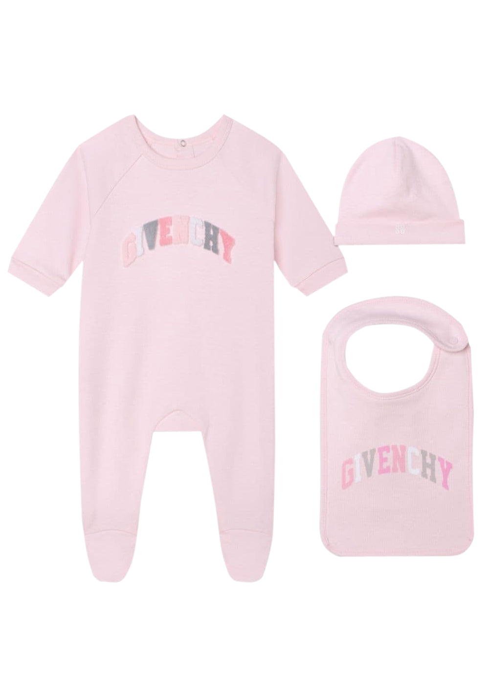 Givenchy Kids logo-patch cotton babygrow set