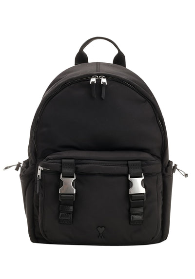AMI Paris Ami de Coeur zip-up backpack