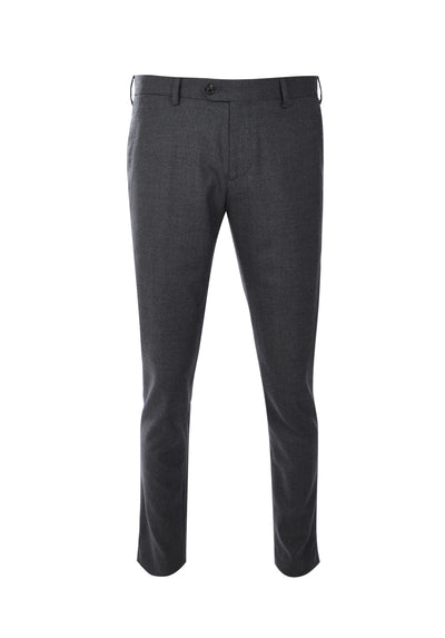 Lardini pressed-crease mélange tailored trousers