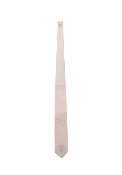 Lardini logo-embroidered piqué silk tie
