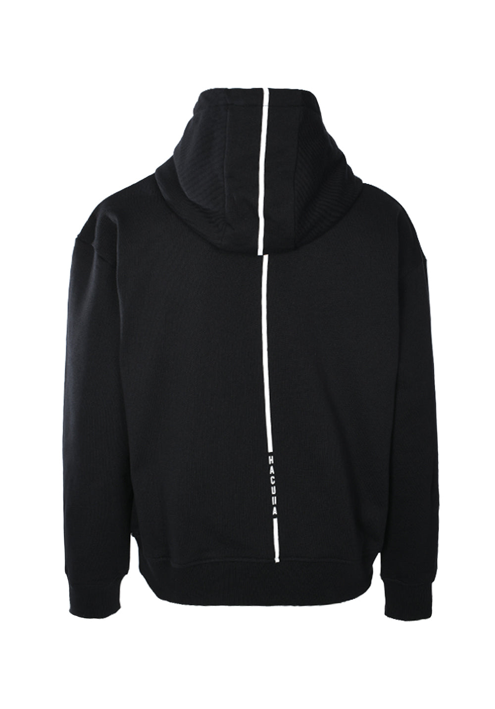 Haculla Men's Black Eyes On You Studded Cotton Hoodie