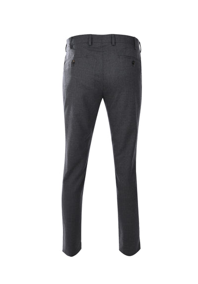 Lardini pressed-crease mélange tailored trousers