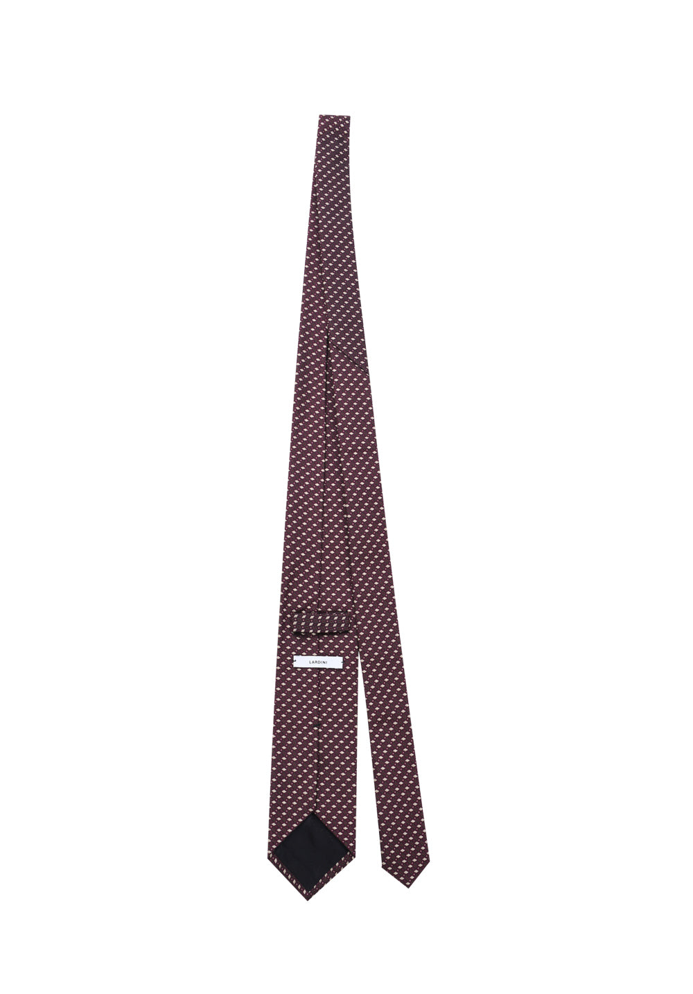 Lardini patterned-jacquard silk tie