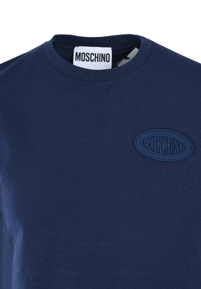 Moschino logo-plaque T-shirt تي شيرت 