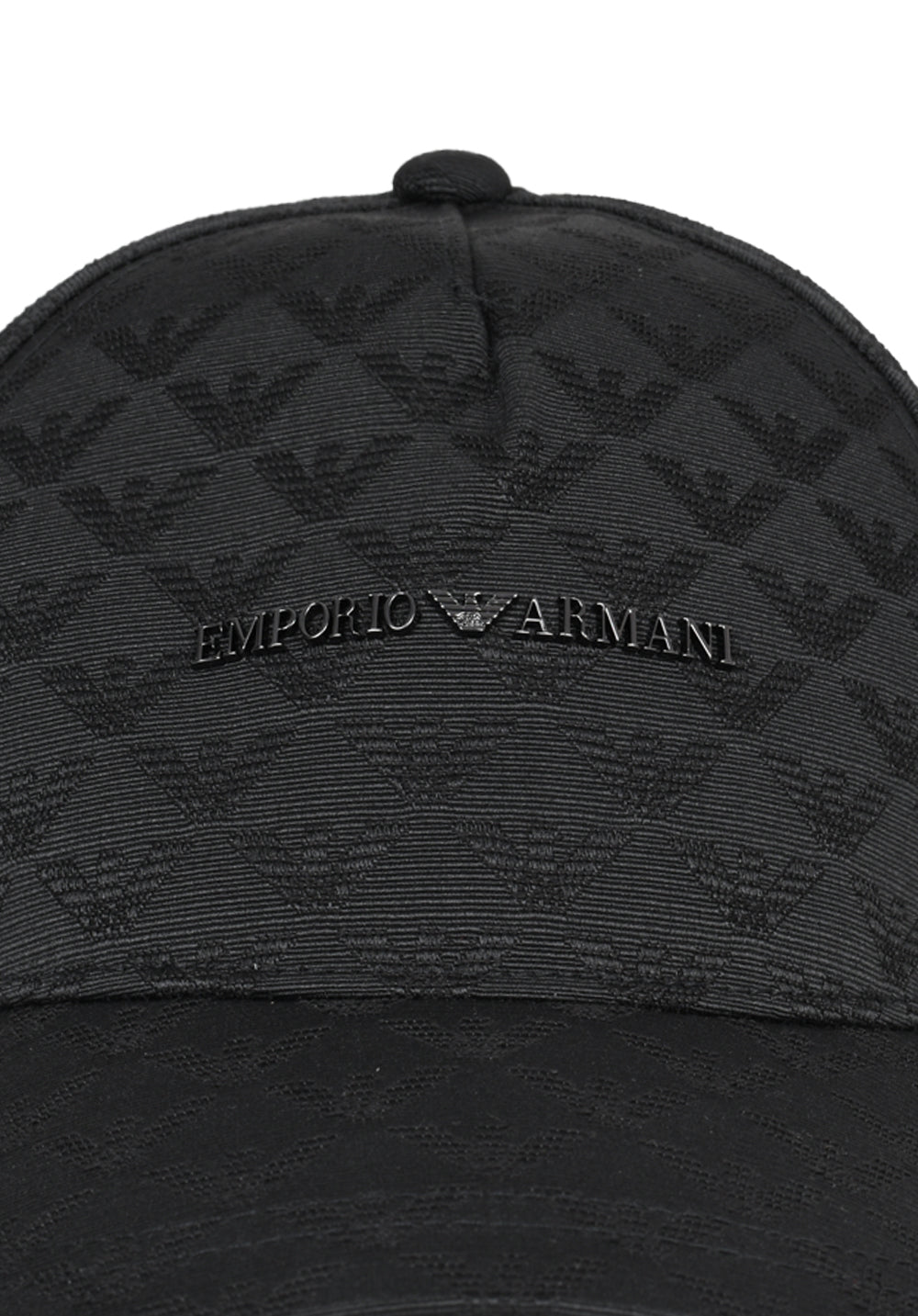 Emporio Armani logo print cap
