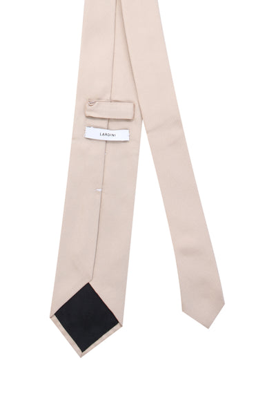 Lardini logo-embroidered piqué silk tie