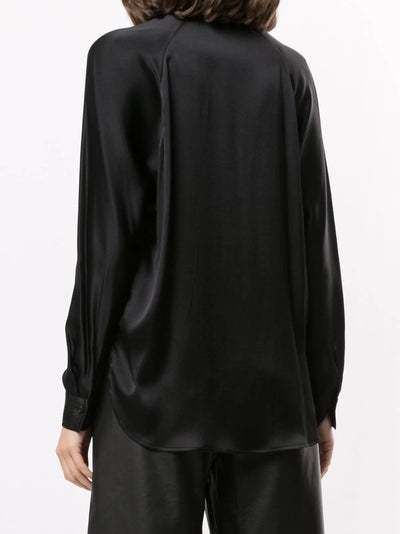 Silk v-neck blouse