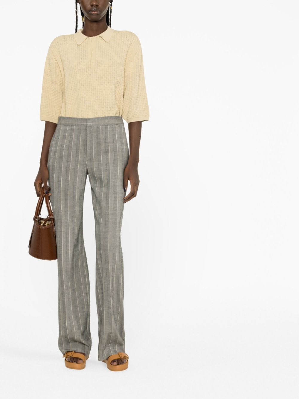 ISABEL MARANT striped tailored trousers