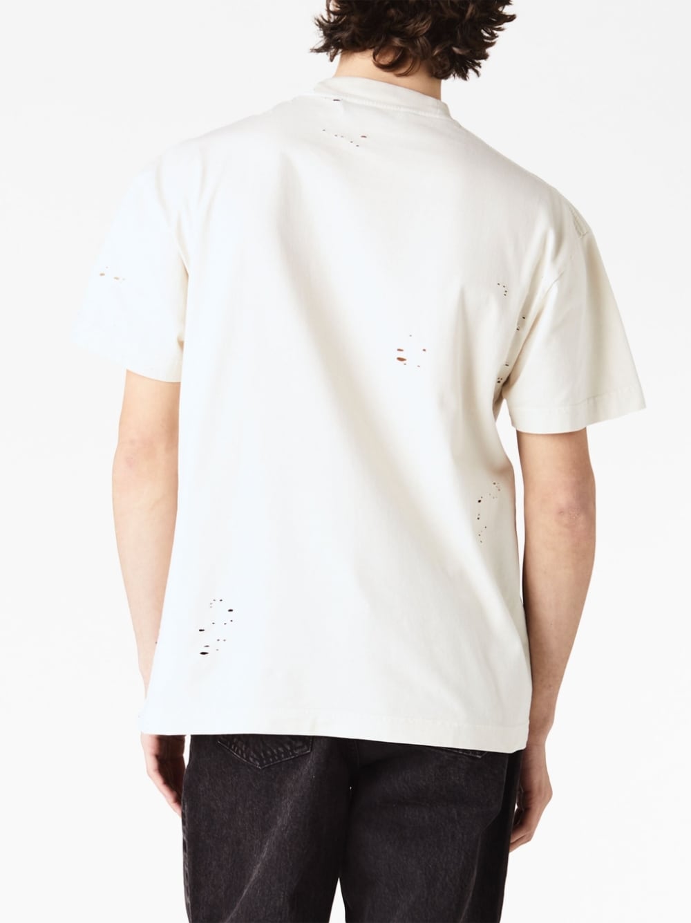 PALM SIGN VINT TEE  WHITE MULTICOLOR