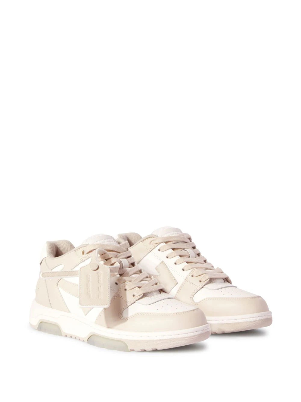 OUT OF OFFICE CALF LEATHER WHITE BEIGE