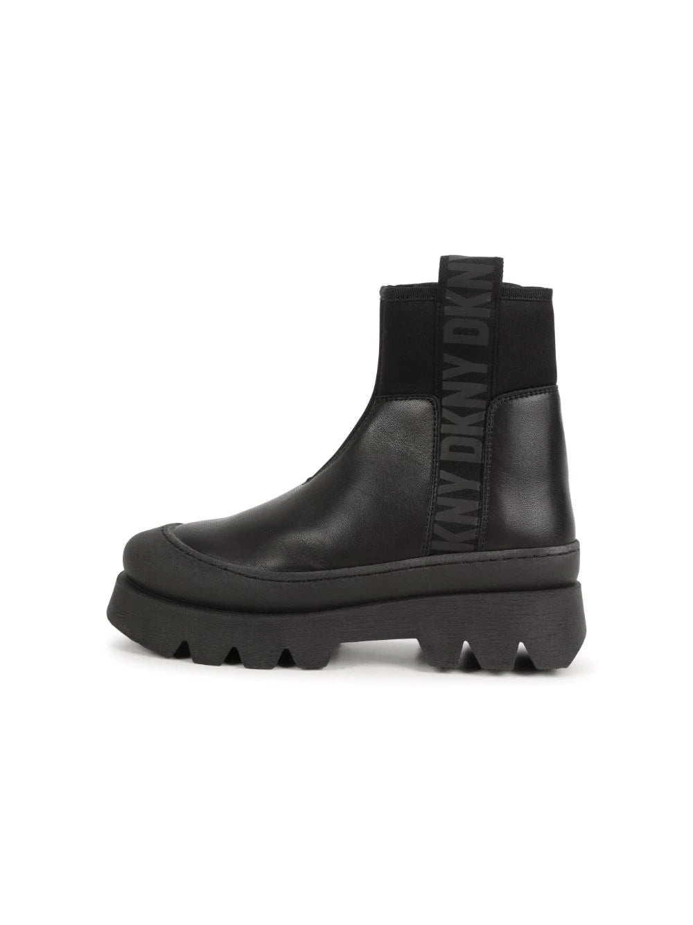 Dkny Kids logo-tape ankle boots