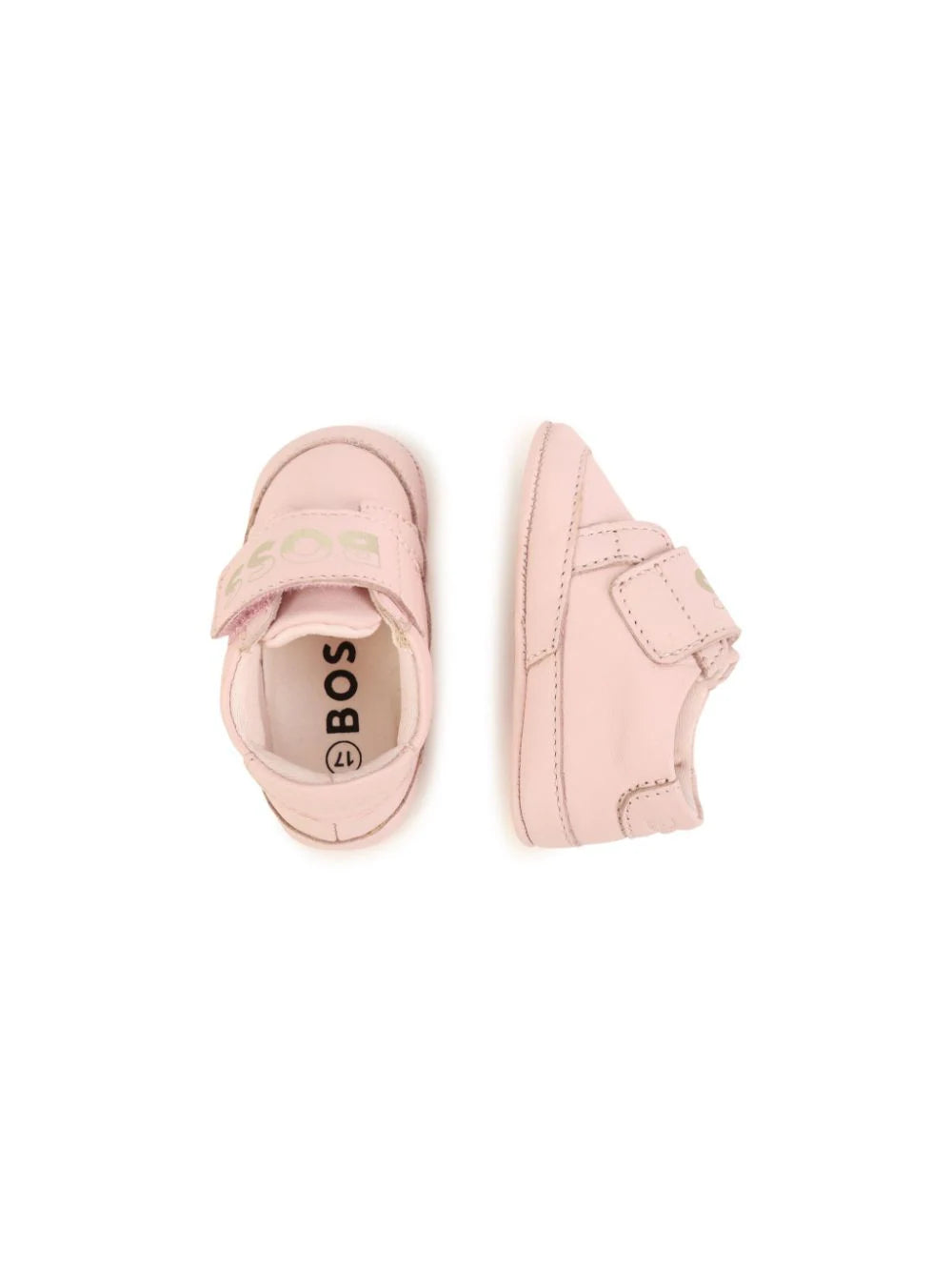 logo-lettering leather slippers