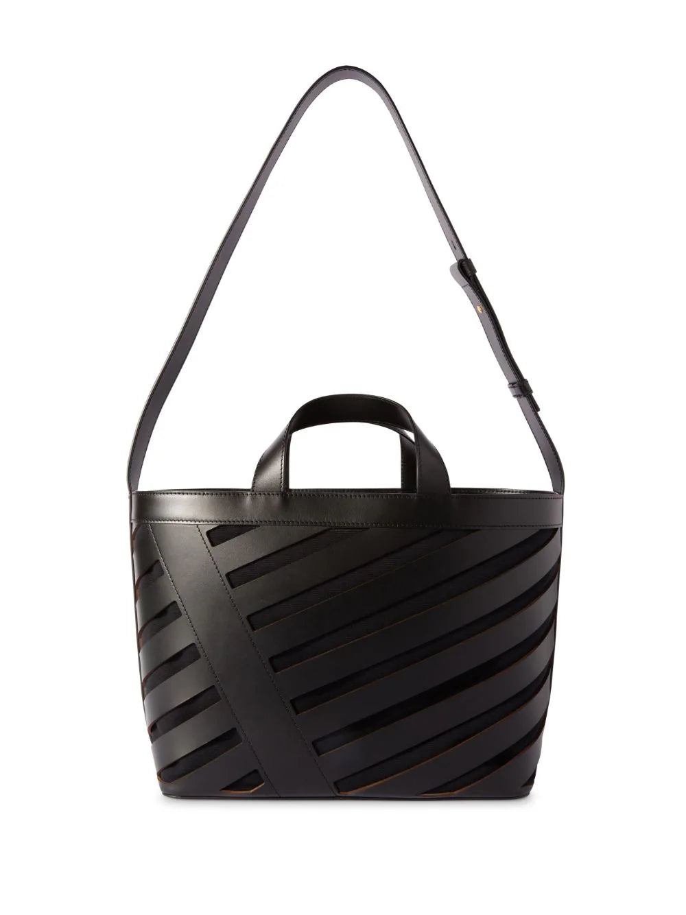small cut-out Diag tote bag