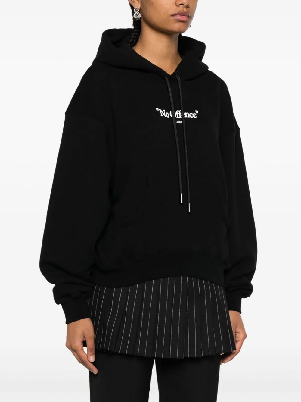 No Offence cotton hoodie