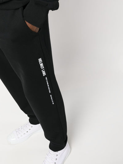 Helmut Lang logo-print cotton track pants