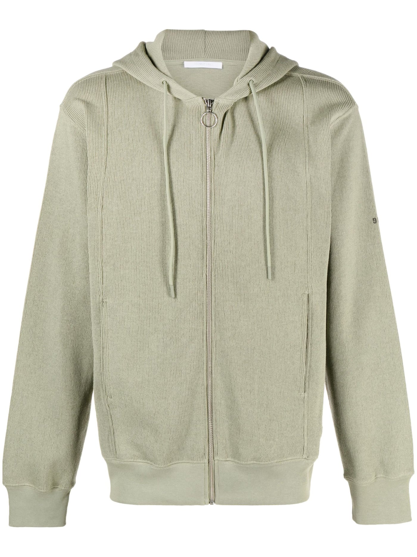 Helmut Lang zip-up drawstring hoodie
