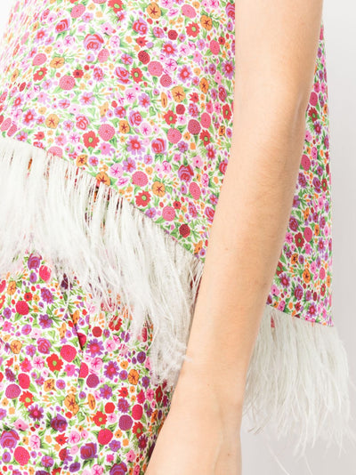 La DoubleJ floral-print sleeveless blouse