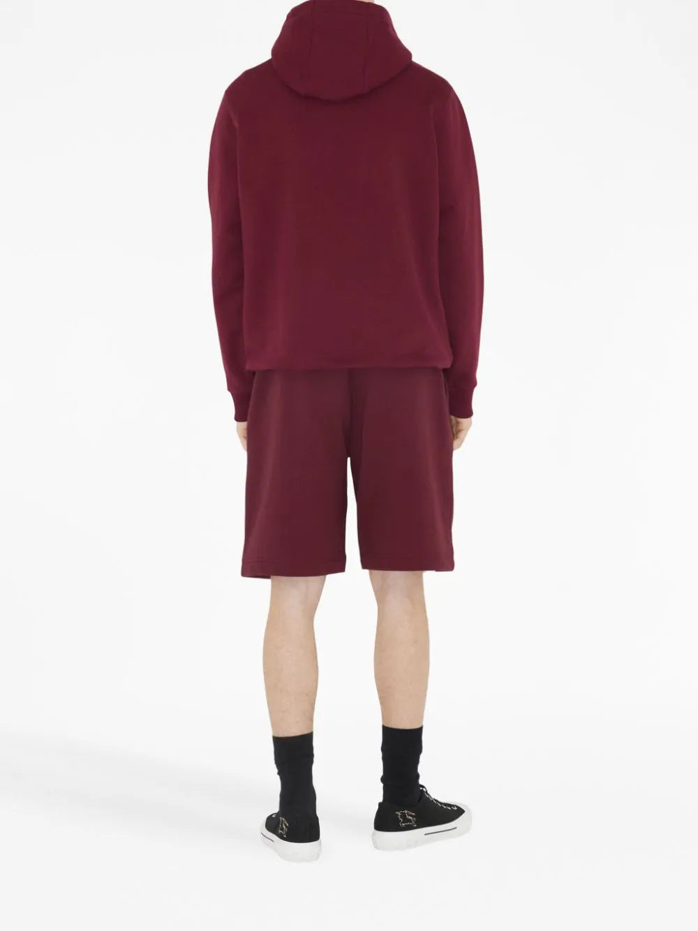 EKD-motif cotton shorts