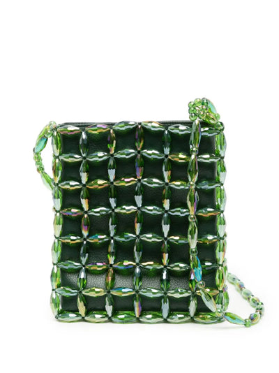 Liv bead-embellished shoulder bag