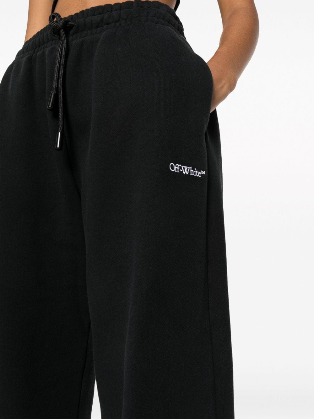 Bookish logo-embroidered track pants
