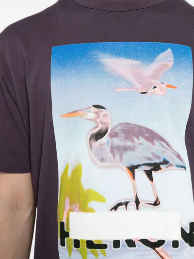 Censored Heron cotton T-shirt