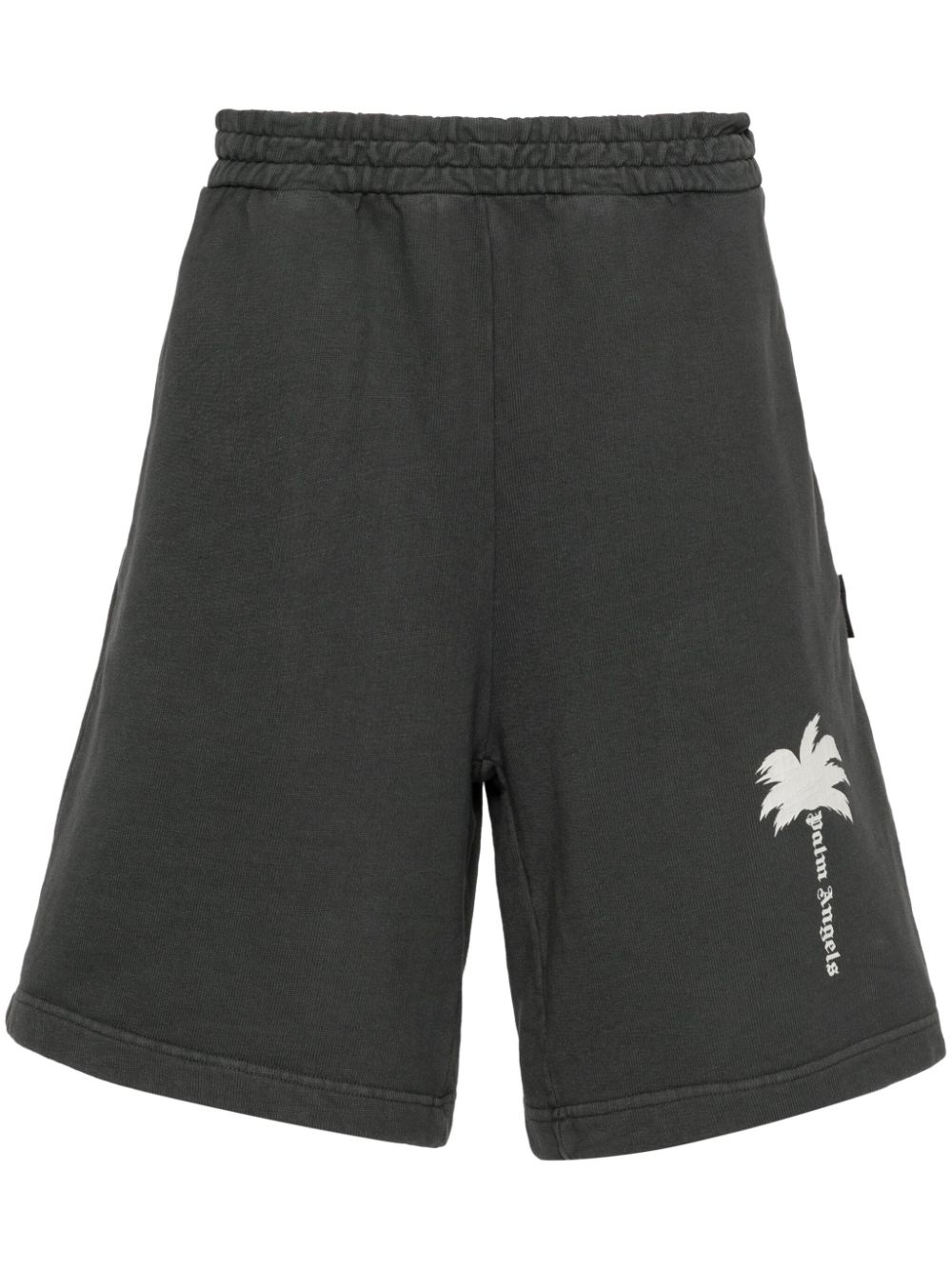 Palm Tree-print track shorts