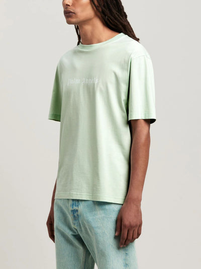 Palm Angels logo-print cotton T-shirt تيشيرت 