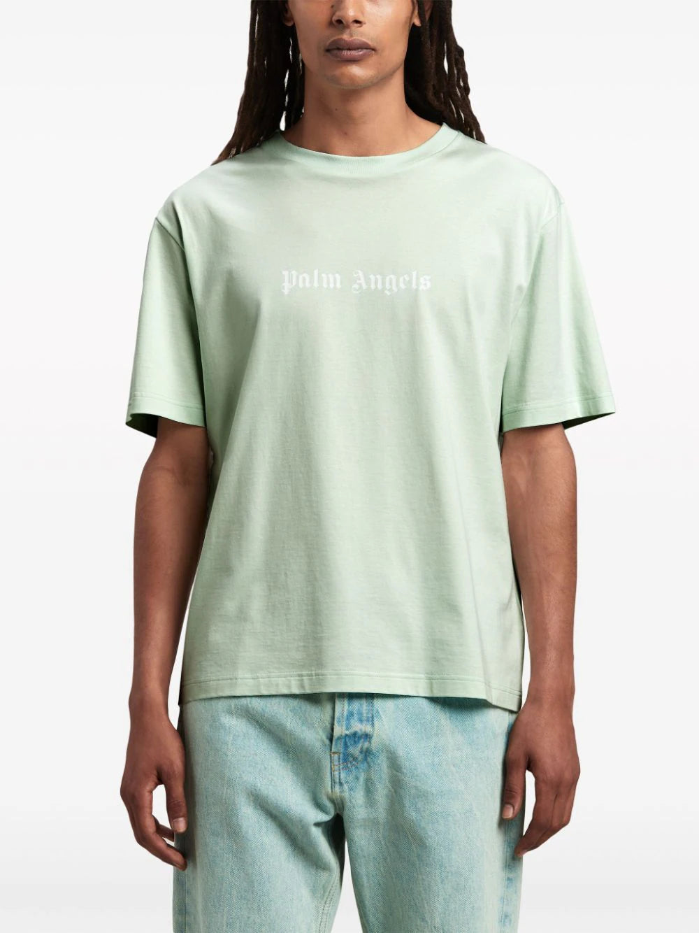 Palm Angels logo-print cotton T-shirt