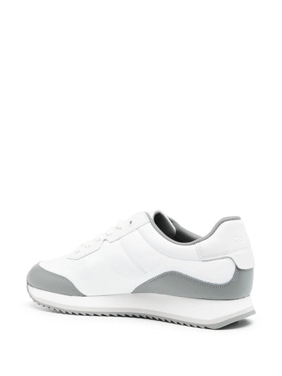 Calvin Klein contrasting-panel leather sneakers