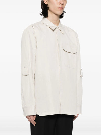Helmut Lang cotton-linen twill shirt