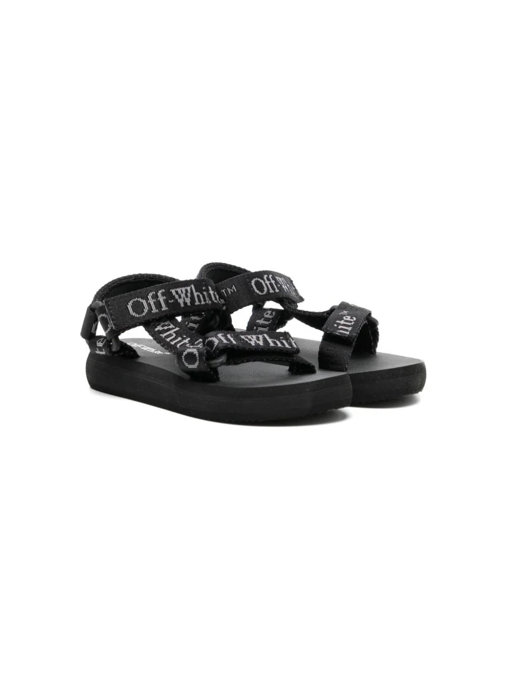 Bookish logo-jacquard sandals