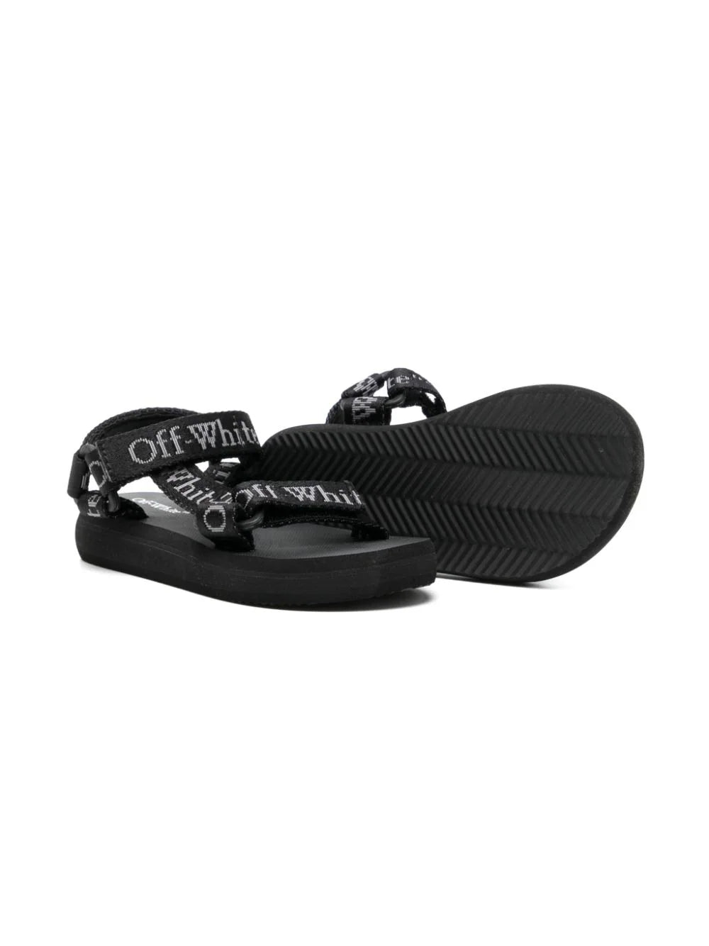 Bookish logo-jacquard sandals
