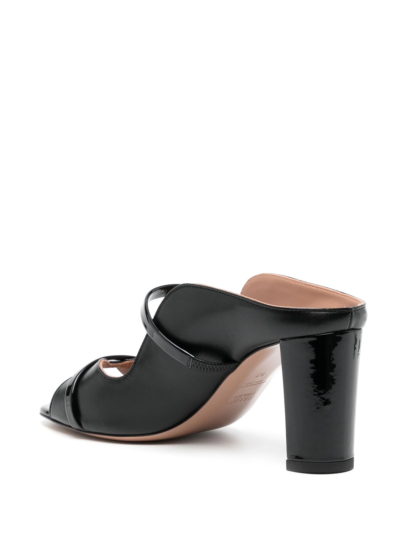 SANDAL WITH DOUBLE STRAPS ON BLOCK HEEL