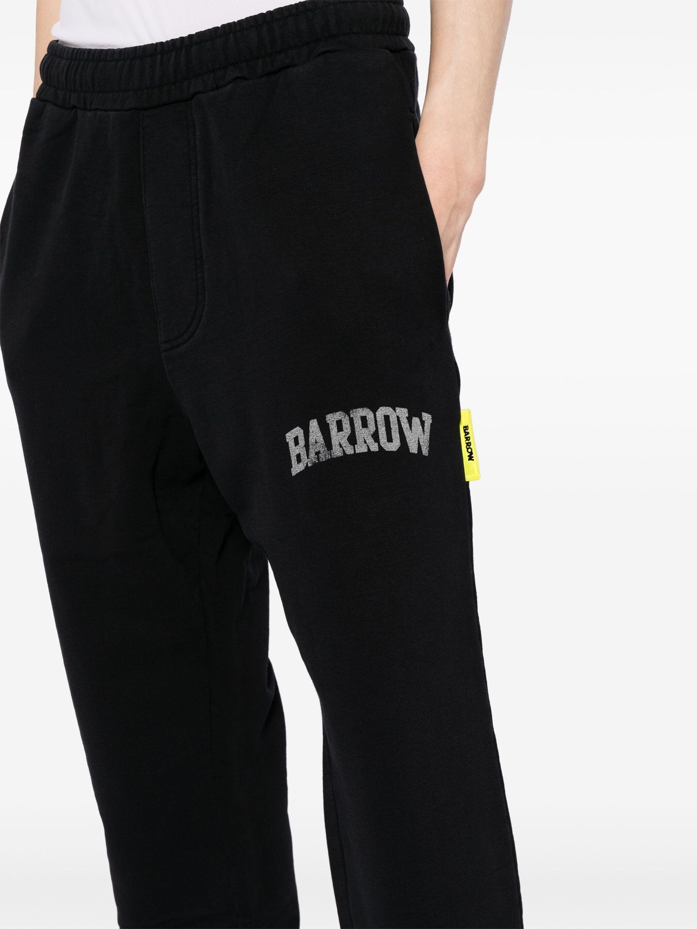 BARROW logo-print cotton track pants