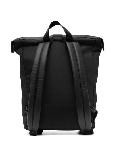 spray logo-print backpack
