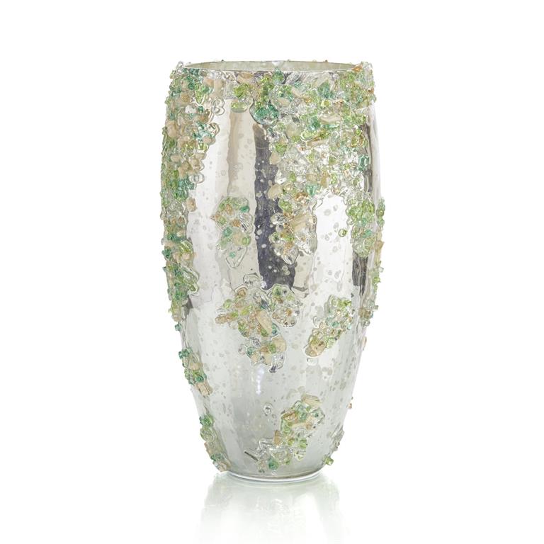 Sea Glass Mirror Vase II