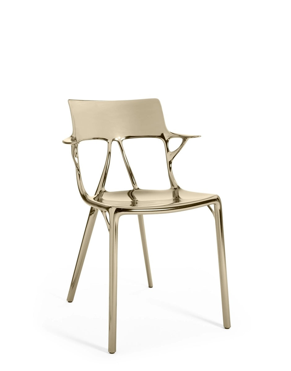 A.I. METAL ARM CHAIR (2 CHAIRS)