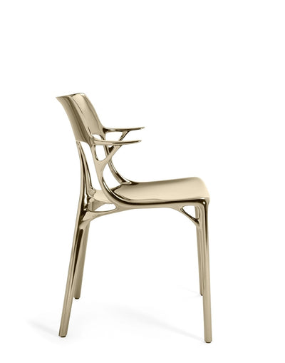 A.I. METAL ARM CHAIR (2 CHAIRS)