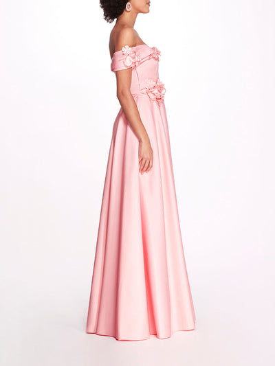 Duchess Satin Ball Gown فستان 