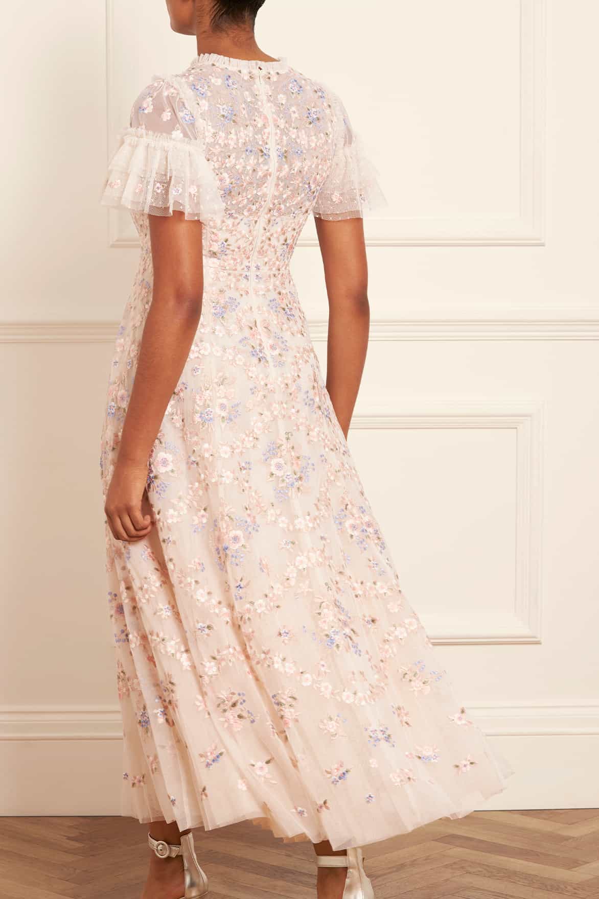 FLORAL WALTZ ANKLE GOWN