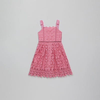 Pink Azaelea Lace Dress فستان 