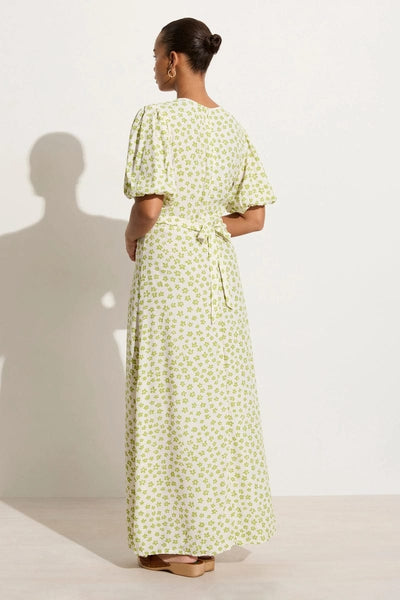 Rubinetti Maxi Dress Gita Floral Green