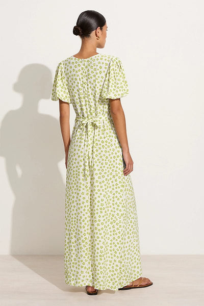 Rubinetti Maxi Dress Gita Floral Green