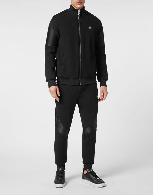 JOGGING TRACKSUIT: TOP/TROUSERS CONSTRUCTED