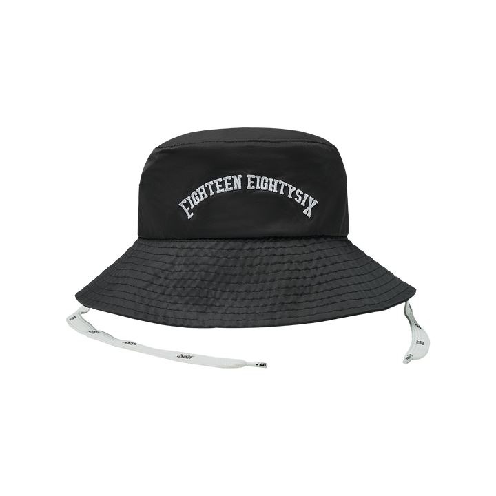 BUCKET HAT BLACK قبعة
