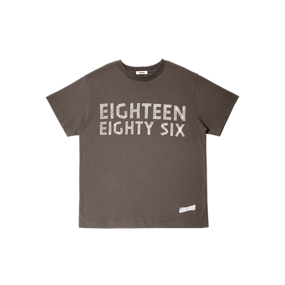 EIGHTEEN EIGHTY SIX T- SHIRT- DARK GREY