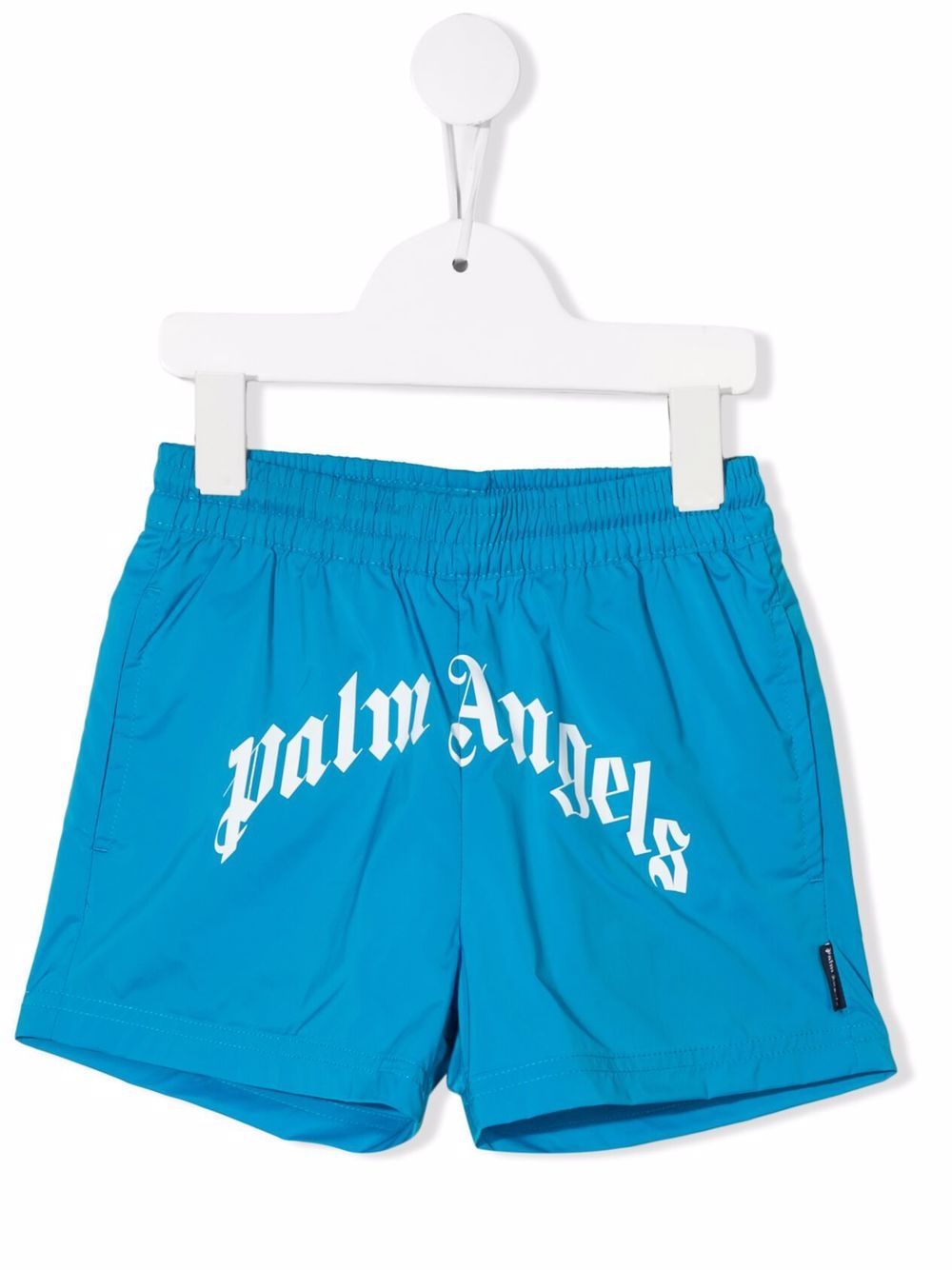 Palm Angels Kids logo-print swim shorts