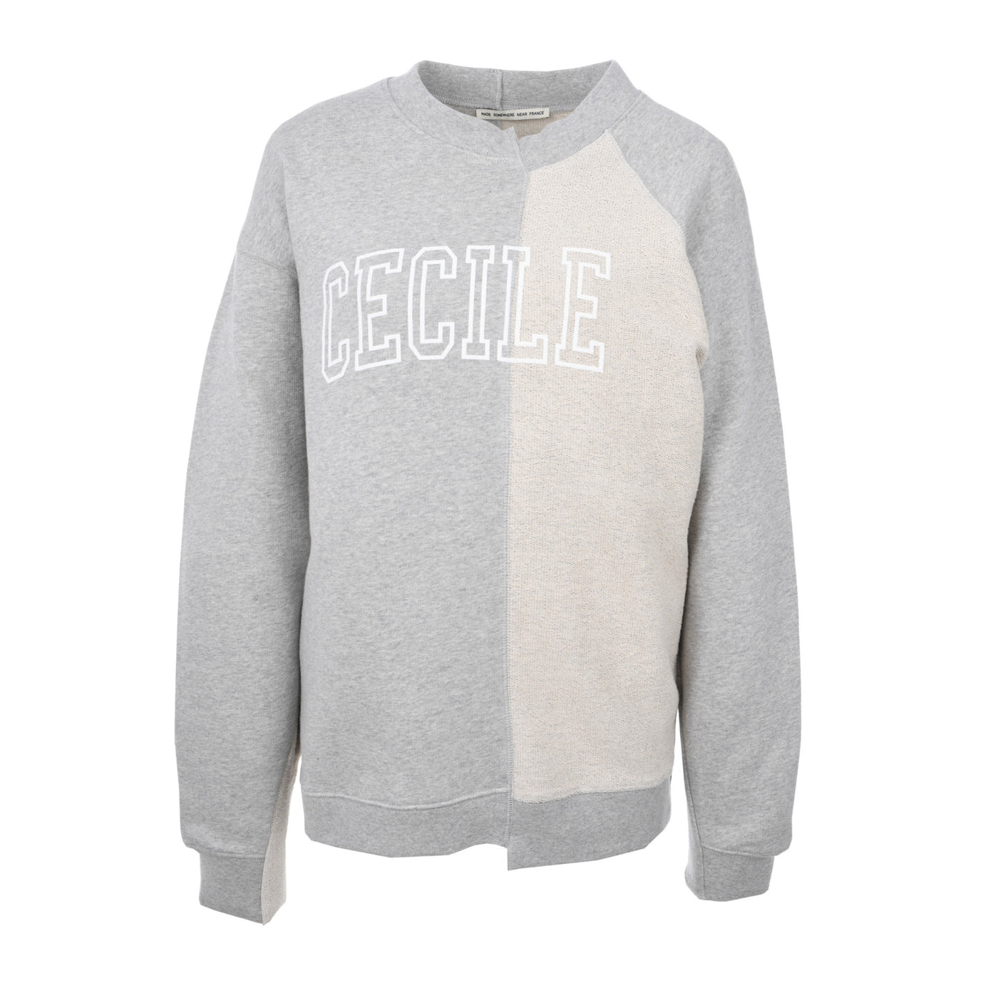 Cecile Varsity Deconstructed Sweatshirt