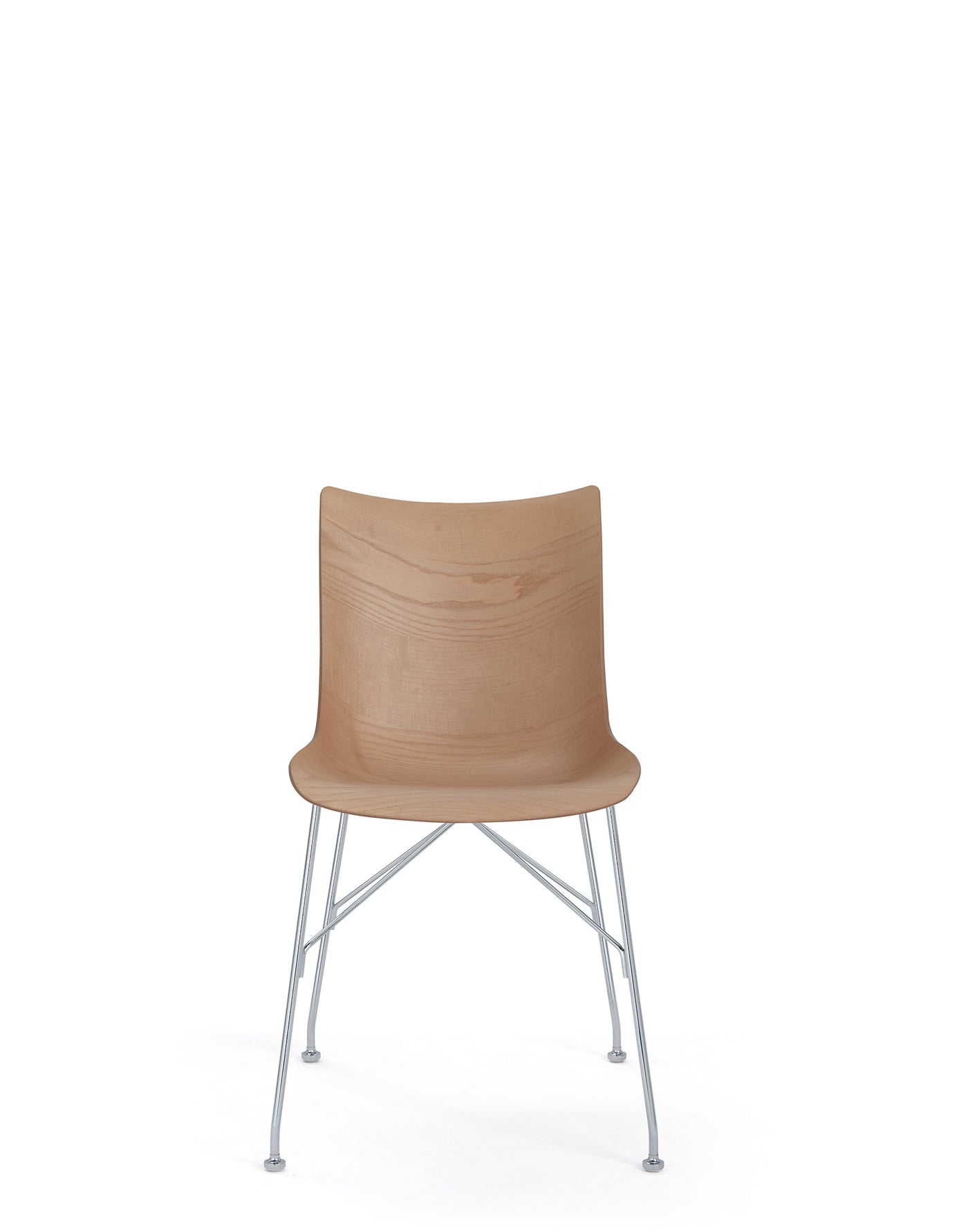 POLTR. P/WOOD CHAIR ST.CROMO  SLATTED ASH