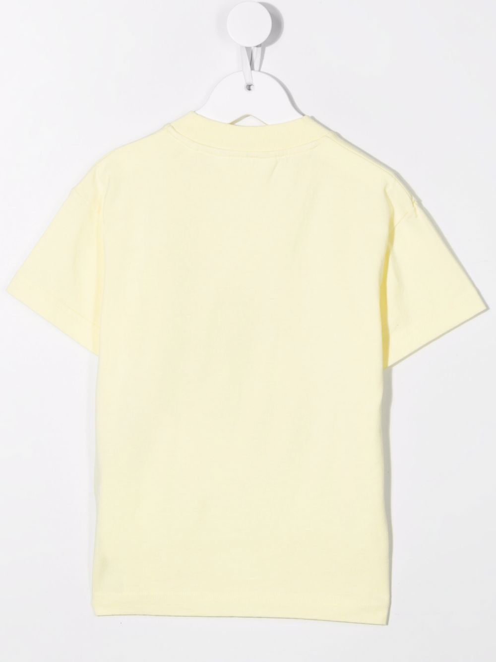 T-SHIRT WITH PALMS YELLOW GREEN